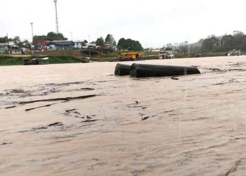Chuva forte eleva nível do rio Jordão