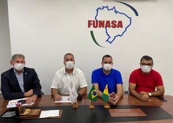 Vereador Árife Eleamen visita superintendente da Funasa no Acre