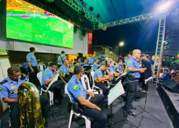 Banda da Polícia Militar emociona o público em Tarauacá