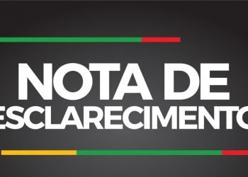 Nota de esclarecimento à população
