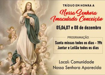 Tríduo e festa em honra a nossa senhora Imaculada Conceição no Bairro da Praia