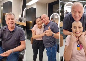 Em apoio à filha em tratamento contra o câncer, Vagner Sales ‘raspa’ o cabelo e diz: “pelo amor que eu tenho por você”