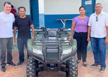 Roberto Duarte entrega quadriciclo para reforçar ações de saúde na zona rural de Rodrigues Alves