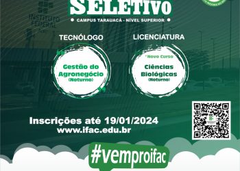 Ifac abre vagas para primeira turma de Ciências Biológicas em Tarauacá