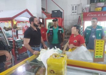 Tarauacá: Operação conjunta apreende leite impróprio para consumo em estabelecimentos comerciais