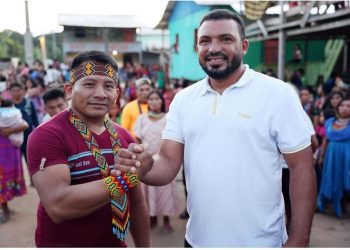 Naudo Ribeiro anuncia liderança indígena como seu pré-candidato a vice-prefeito em Jordão