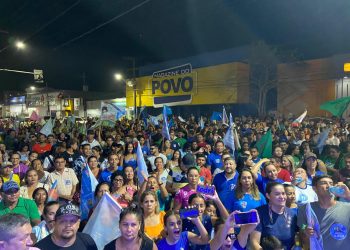 Com “Festão”, Rodrigo Damasceno e Marilete Vitorino inauguram comitê com dezenas de pessoas