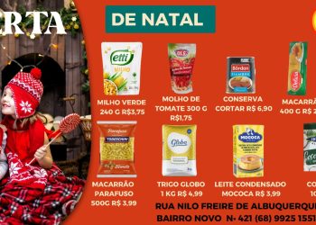 Oferta de Natal no Comercial Filadélfia