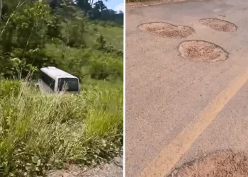 Tarauacá: Motorista perde controle e cai de barranco às margens da BR-364