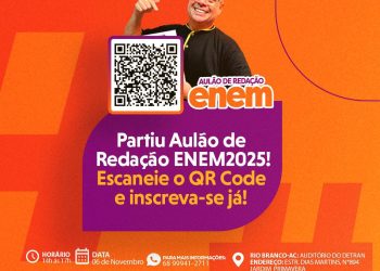 Gabinete do deputado Pedro Longo oferece aulão gratuito de Redação do Enem em Rio Branco