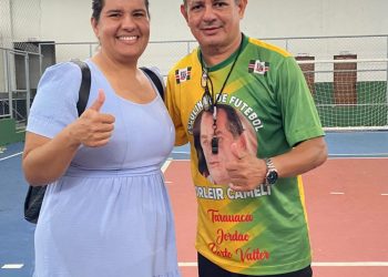 Vereadora Camila visita escolinha de futebol em Tarauacá e garante apoio para a continuidade dos trabalhos desenvolvidos