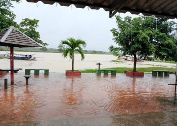 Rio Tarauacá dá sinal de vazante, mas segue acima da cota de alerta neste domingo