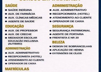 Cursos de qualificação profissional chegam a Tarauacá