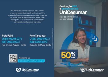 Unicesumar em Tarauacá e Feijó: cursos superiores com preço acessível e qualidade reconhecida