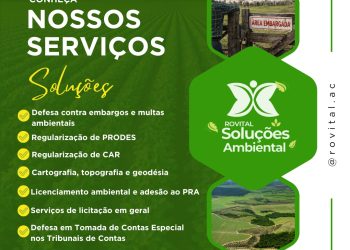 Conheça os serviços da Rovital Soluções Ambiental em Tarauacá