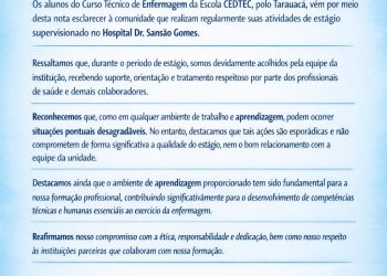 Nota de Esclarecimento