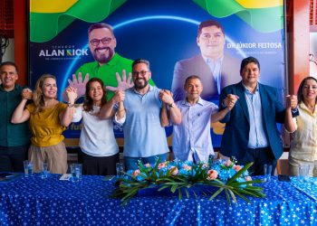 Alan celebra chegada do Democracia Cristã e partido lança Dr. Júnior Feitosa como pré-candidato ao Senado