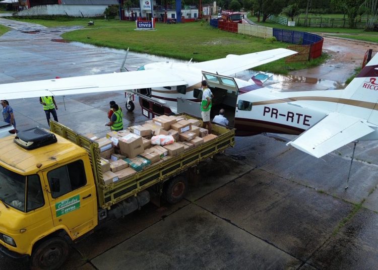 Envira recebe, nesta quarta-feira, primeiro de dois voos com abastecimento regular de medicamentos