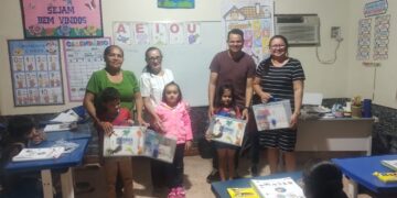 Escola Municipal Canto da Alegria realiza entrega de Kits Pedagógicos PROSINHA para alunos da Educação Infantil