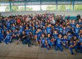 Alan Rick leva escolinha de futebol do Léo Moura a Capixaba e beneficia 260 crianças