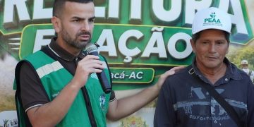 Rodrigo Damasceno lança “Prefeitura em Ação 2026” e anuncia recuperação de mais de 640 km de ramais em Tarauacá