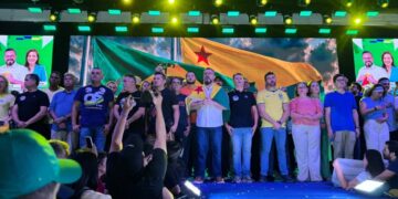 Com apoio de sete prefeitos, convenção de Alan Rick demonstra força política no interior