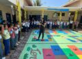 PSE leva saúde bucal aos alunos da Escola Estadual Armando Mendes, no Envira