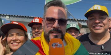 Alan Rick abre oficialmente campanha em Tarauacá com caminhada e inauguração de comitê