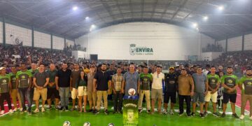 Com premiação de R$ 35 mil, Prefeitura abre o campeonato de futsal da 1ª divisão de Envira