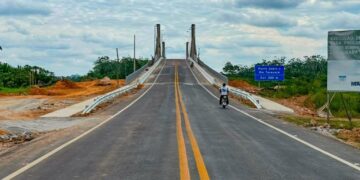 Ponte sobre o Rio Tarauacá, na BR-364, tem tráfego liberado após conclusão das obras de prolongamento