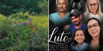 Colisão frontal entre Uno e carreta deixa cinco mortos na BR-364