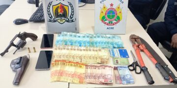 Ação conjunta das polícias Militar e Penal prende grupo suspeito de cometer roubos em Tarauacá e outros dois municípios