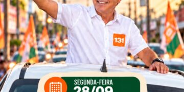 Jorge Viana desembarca em Tarauacá e participa de caminhada de campanha nesta segunda-feira