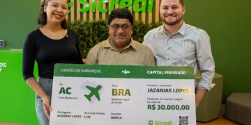 Sicredi Biomas contempla associado de Sena Madureira com vale-viagem de R$ 30 mil