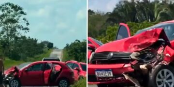Colisão entre dois veículos é registrado entre Feijó e Manoel Urbano