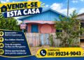 Vende-se casa no bairro Ipepaconha, em Tarauacá