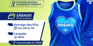 Sebrae prorroga inscrições da Corrida Compre do Pequeno em Tarauacá; prazo vai até 6 de novembro