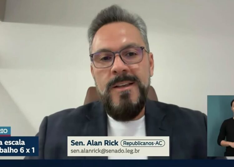 Alan Rick defende fim da escala 6×1 sem redução salarial e destaca realidade dos trabalhadores acreanos