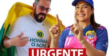 Mailza e Alan Rick vão ao 2° turno na disputa pelo governo do Acre
